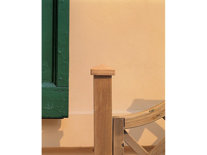 CONFEZIONE 2 PZ DIAMANTE COPRI PALO 9x9x4cm. PER PALO 7x7