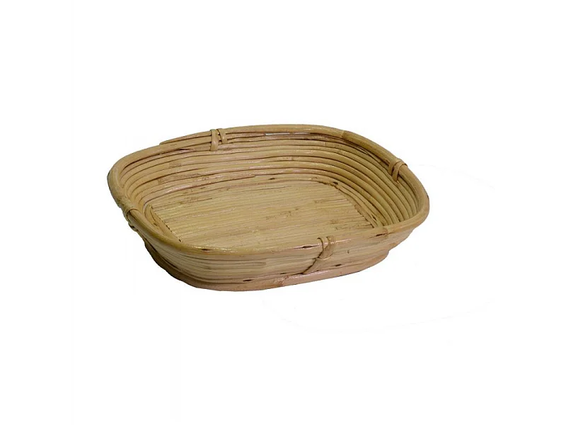 Cesta giunco naturale rettangolare cm 24xh5x21