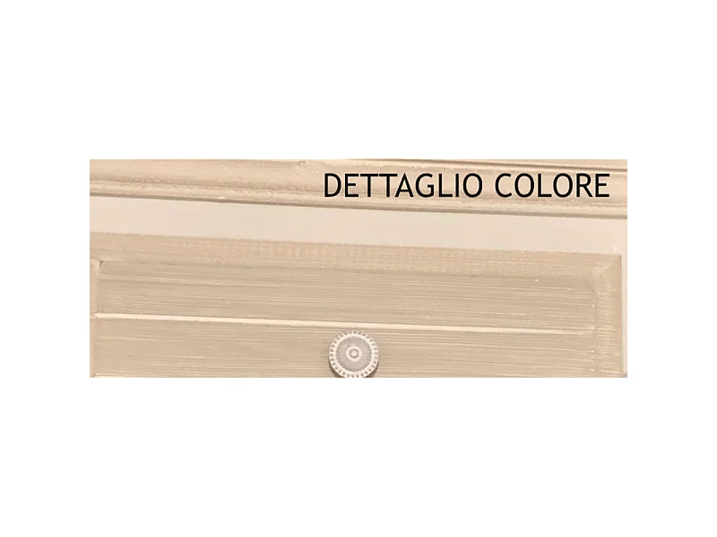 Mobiletto norimberga vetrina 1 anta vetro + 2 cassetti piccoli cm 40x30h100