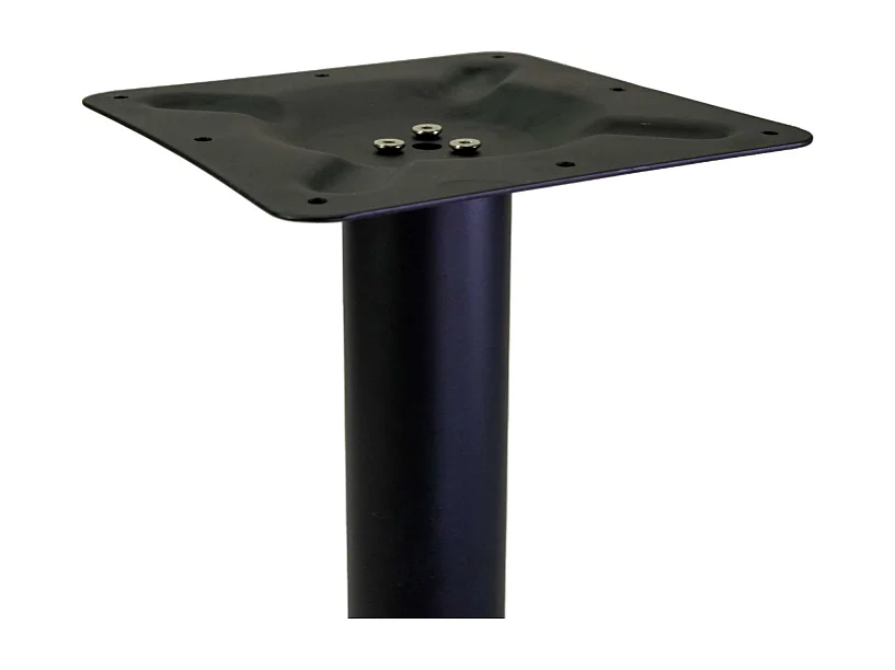 Base tavolo bar acciaio Gordon nero tondo cm 45x45h108
