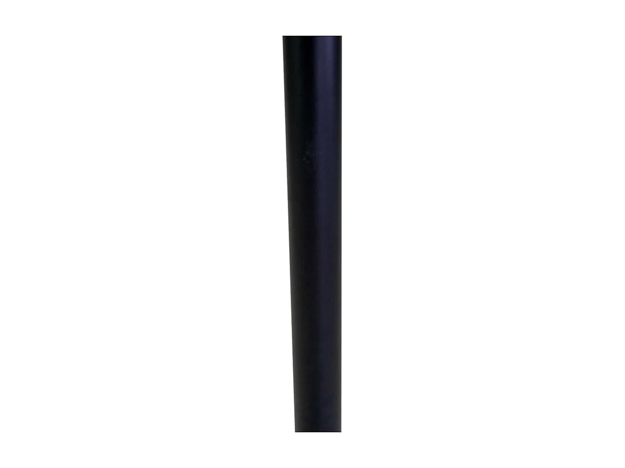 Base tavolo bar acciaio Gordon nero tondo cm 45x45h108