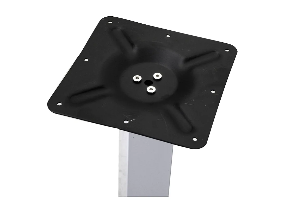 Base tavolo acciaio grigio opaco tondocm ø45h72