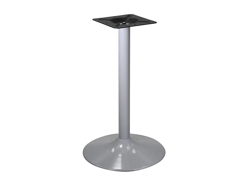 Base tavolo acciaio grigio opaco tondocm ø45h72