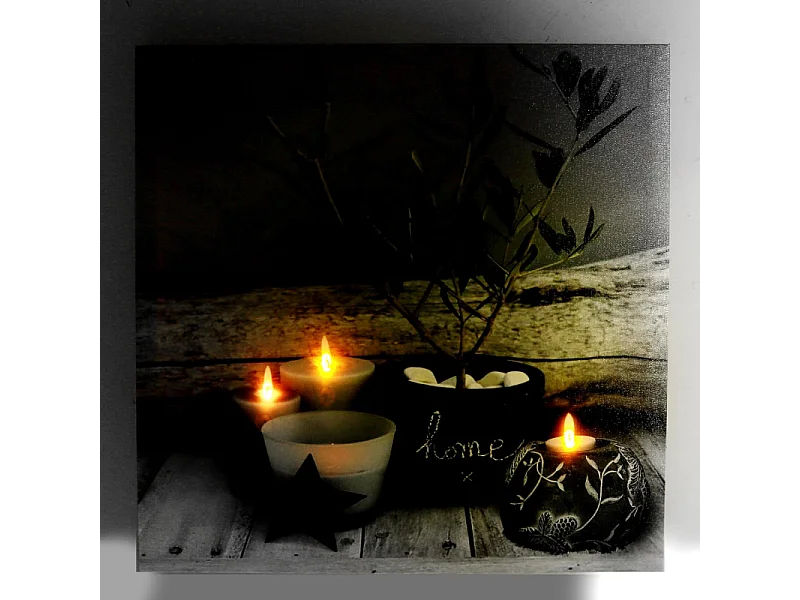 Quadro led zen cm40x2,3x40