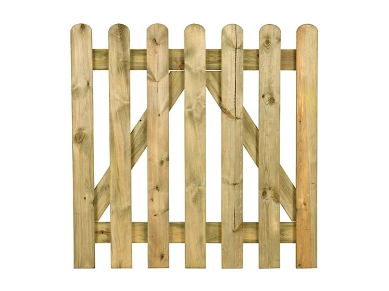 Recinzione o Cancello Diritto Mini Varie misure impregnato - Cancello 100x100 h cm