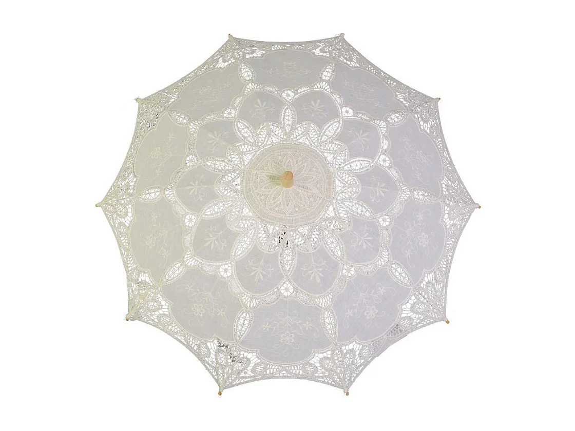 Ombrello pizzo crema cmÃ¸85x67