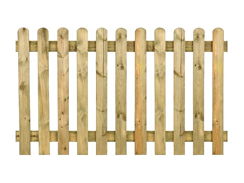 Recinzione o Cancello Diritto Mini Varie misure impregnato - Recinzione 180x100 h cm