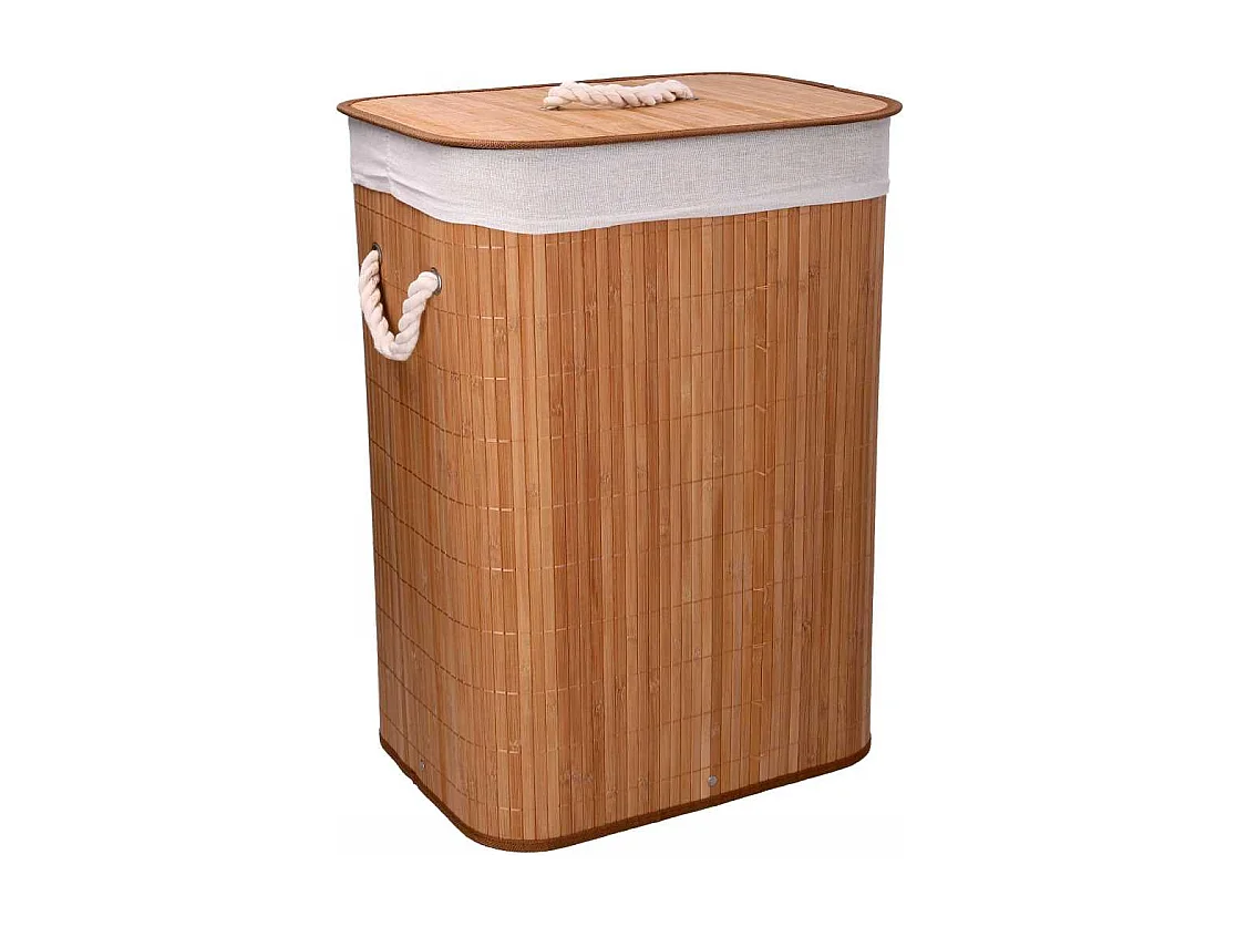 Cestone bambù naturale cm 40x30h57