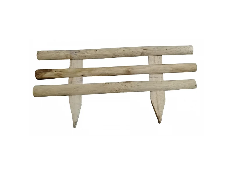 Mini Recinzione In legno di Castagno Varie misure - 100x30/50 h cm