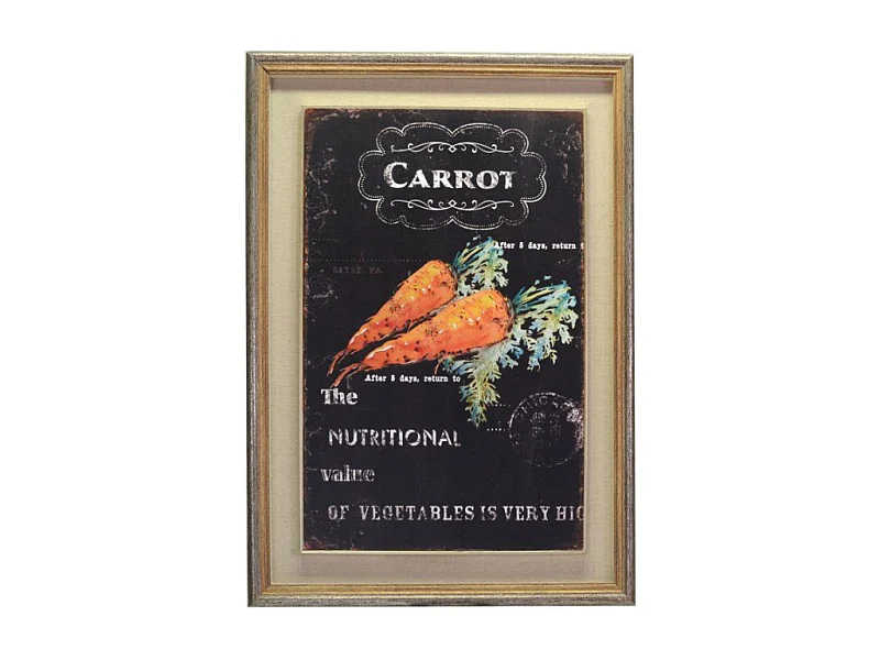 Quadro stampa carrot cm55,5x75,5x4,8