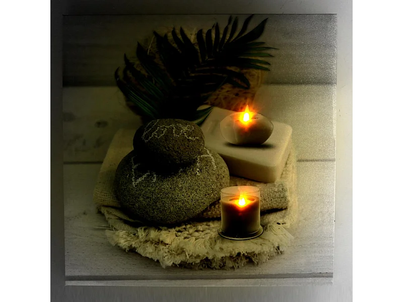 Quadro led zen cm40x2,3x40