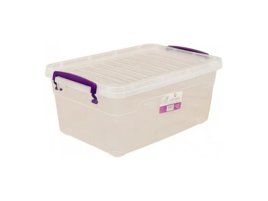 Contenitore in plastica trasparente multiuso 30 litri