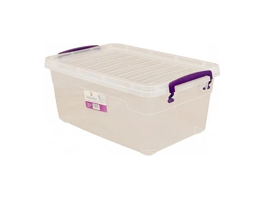 Contenitore in plastica trasparente multiuso 30 litri