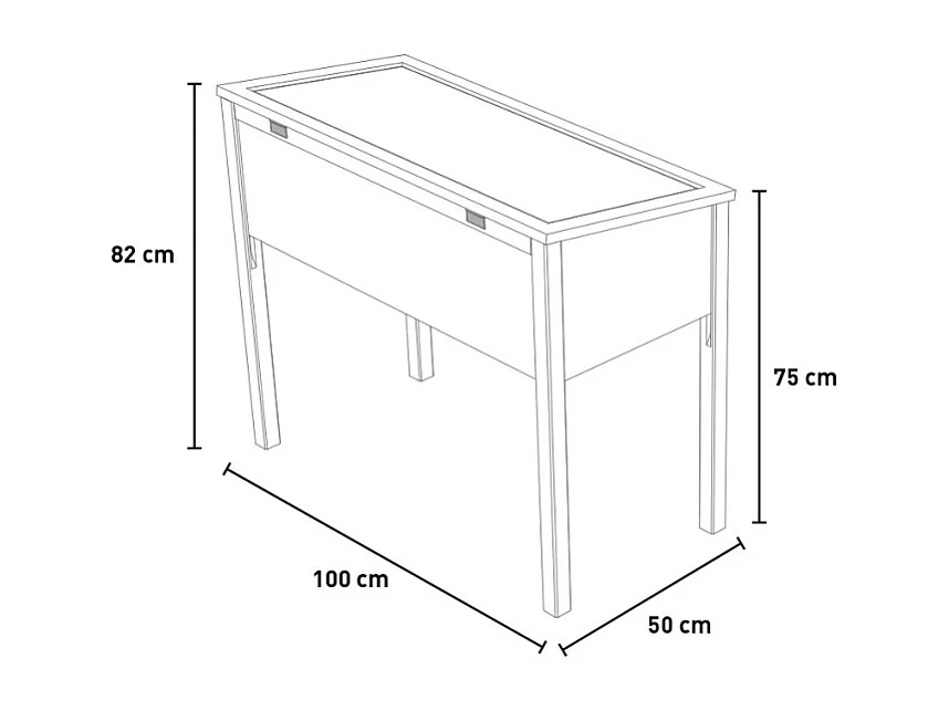 Serra Per Sementi 50x100x75/82 cm impregnato fsc