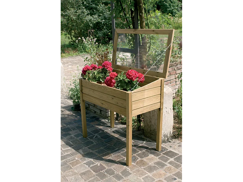 Serra Per Sementi 50x100x75/82 cm impregnato fsc