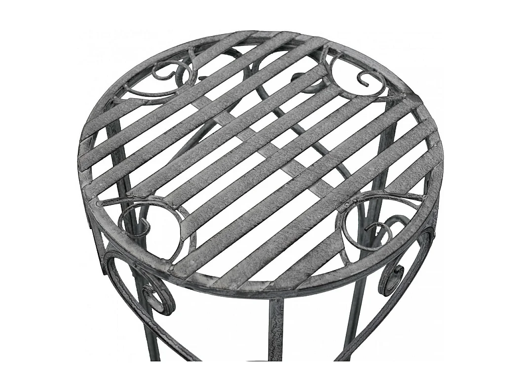 SET DI 3 FIORIERE VALERIE BIANCO OSSIDATO