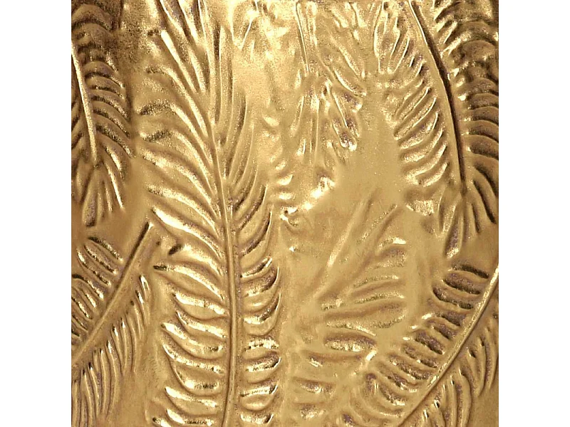 Portavaso metallo 1-2 oro ovale cm 49x29,5h41