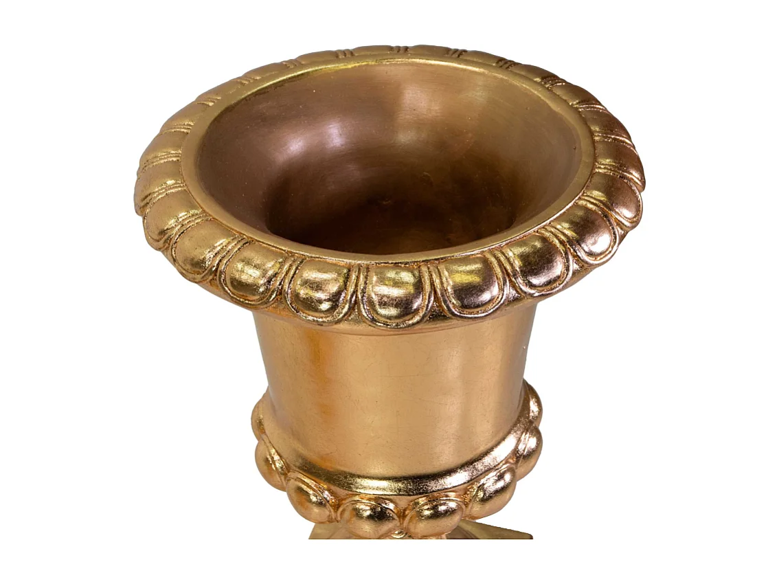 Portavaso resina oro cm ø37h39