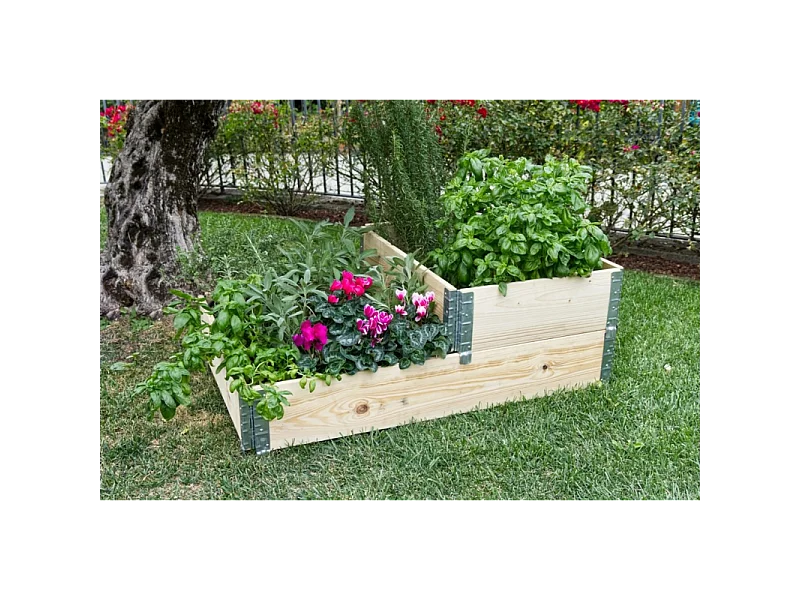 Fioriera Rosa Cm 80X40X20H Losa