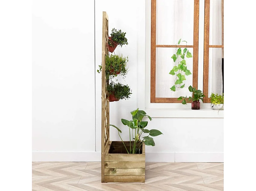 Fioriera Mini Ecoflora 70x35xh140 cm impregnato