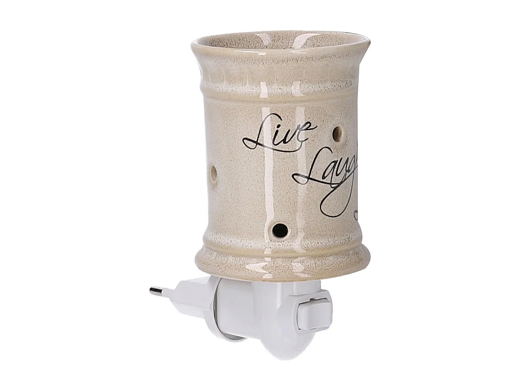 Bruciaessenze plug ceramica cm9,8x7,1h13