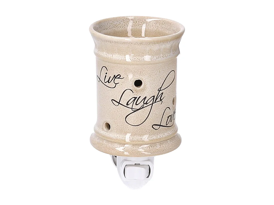 Bruciaessenze plug ceramica cm9,8x7,1h13