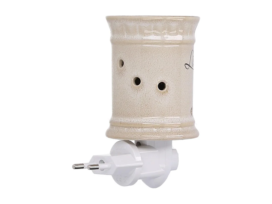 Bruciaessenze plug ceramica cm9,8x7,1h13