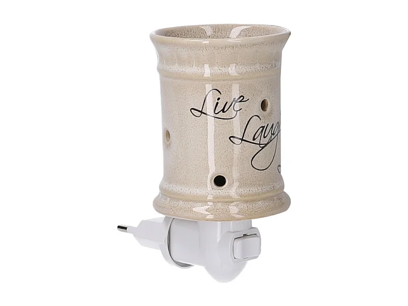 Bruciaessenze plug ceramica cm9,8x7,1h13