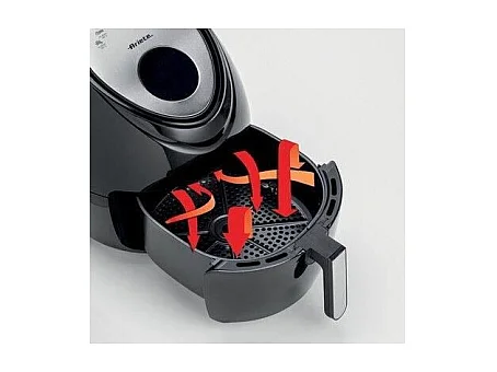 Friggitrice ad Aria XXL - 2,5 kg Patatine Fritte - 7 Litri - 1800 Watt - Nero