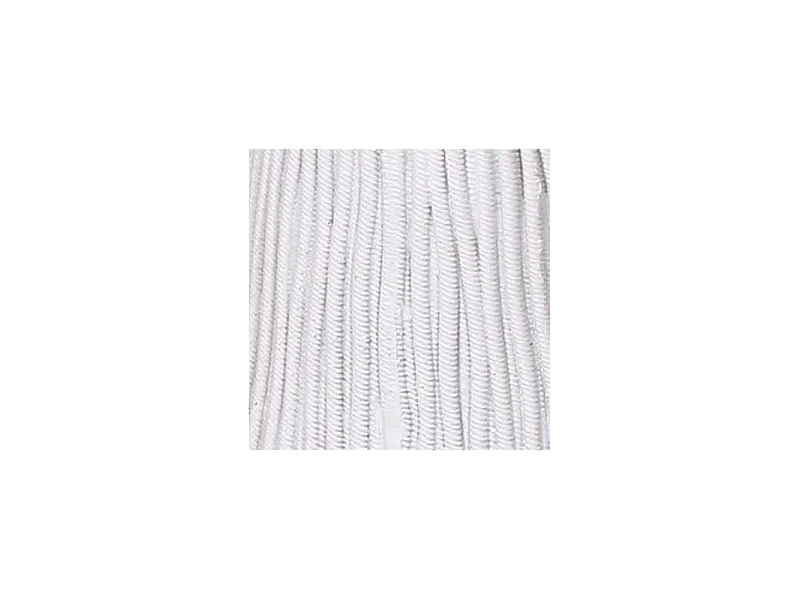 Portacandele resina nappina bianco cm ø10h20,5