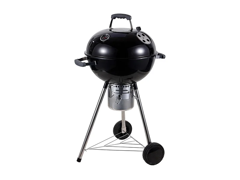 BARBECUE BRISTO RUOTE E ARIEGGIATORE GRIGLIA CROMATO