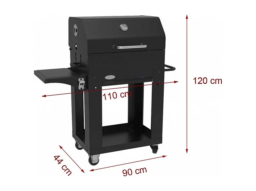 BARBECUE MIRANDA 110x44x120 cm GMR TRADING