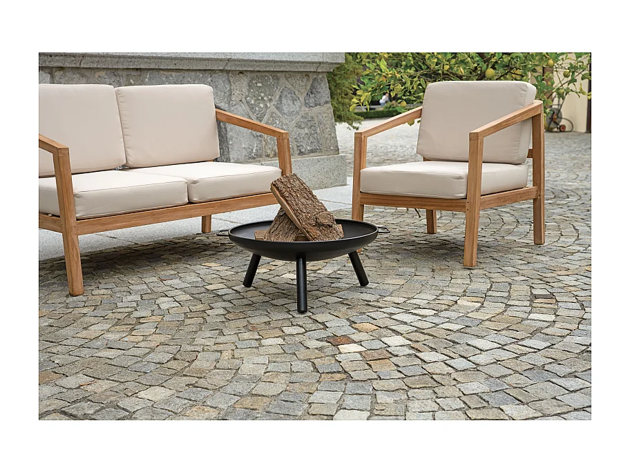 Braciere In Ferro Diam 59,5 Cm 3 Gambe Moia