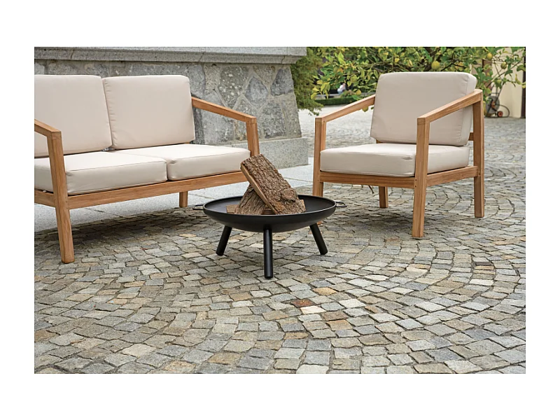 Braciere In Ferro Diam 59,5 Cm 3 Gambe Moia