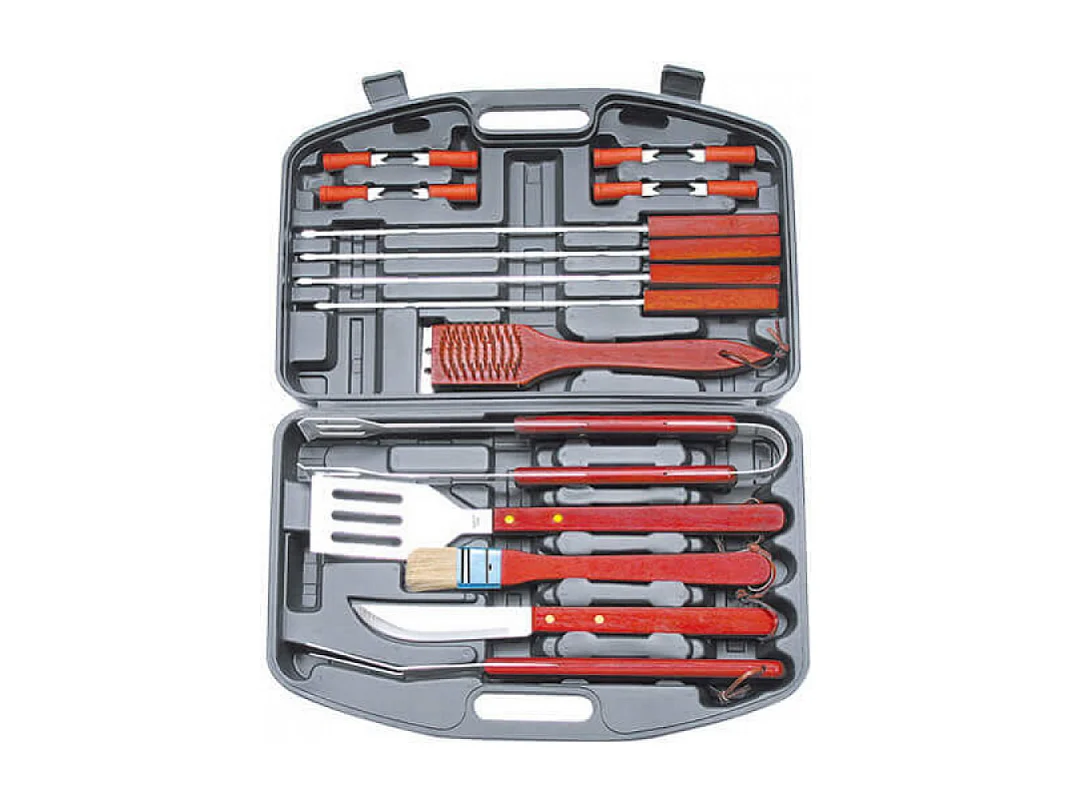 VALIGETTA CON ACCESSORI PER BARBECUE
