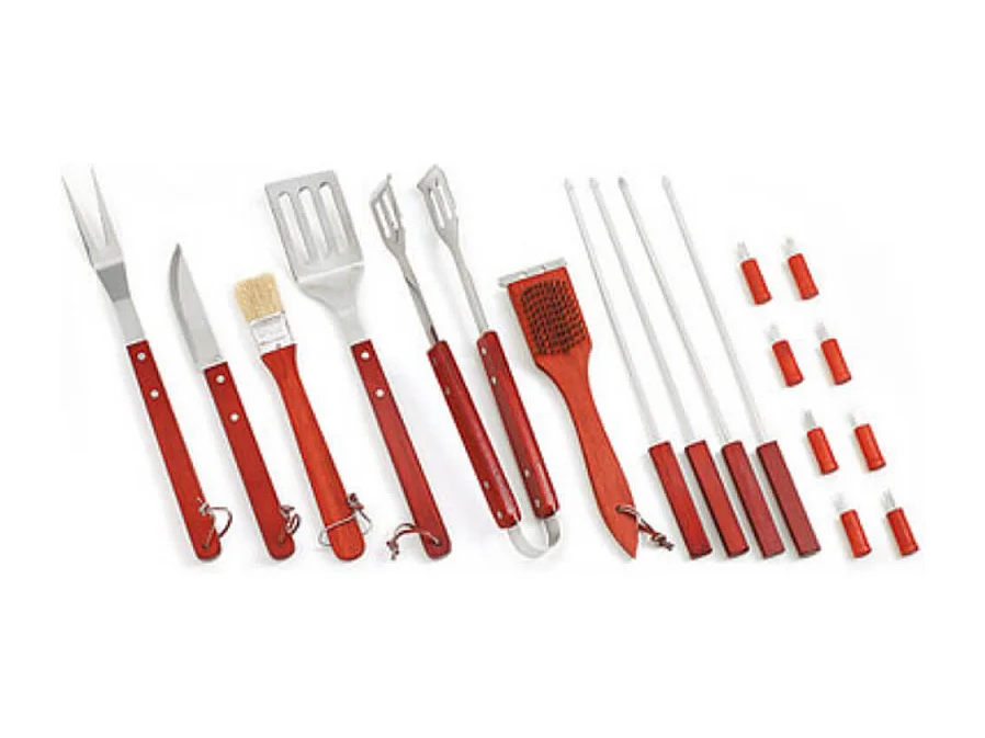 VALIGETTA CON ACCESSORI PER BARBECUE