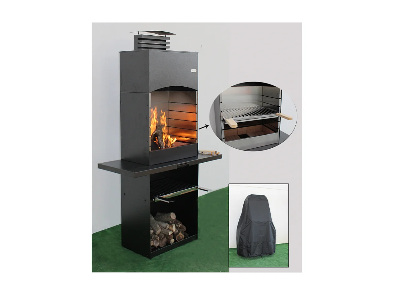 BARBECUE TOLOSA 110x47,5x190,1 cm GMR TRADING