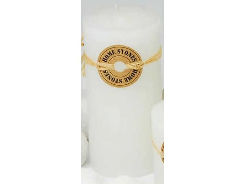 CANDELA CILINDRICA PROFUMATA BIANCA 14 CM