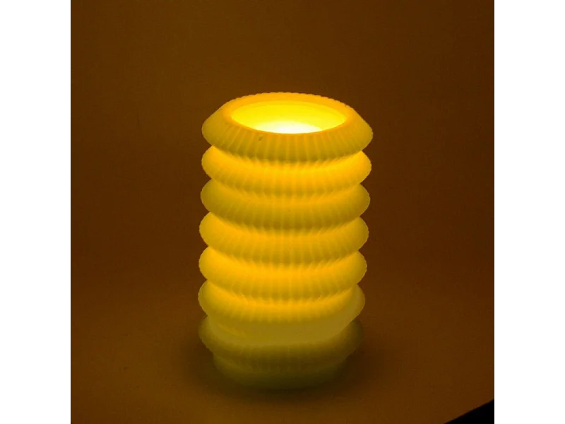 Candela led lanterna verde fontana cmÃ¸13,5h20