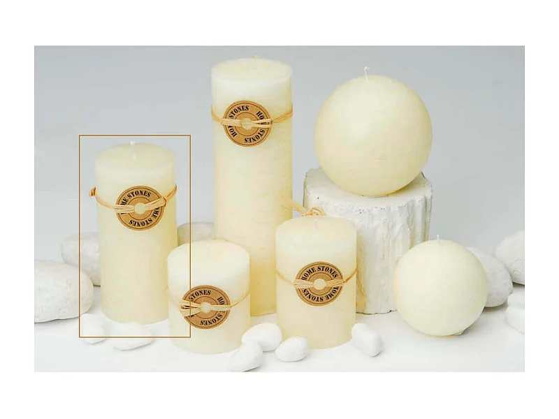 CANDELA CILINDRICA PROFUMATA AVORIO 14 CM