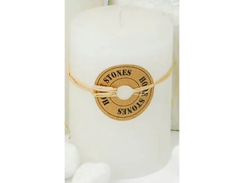 CANDELA CILINDRICA PROFUMATA BIANCA 9 CM