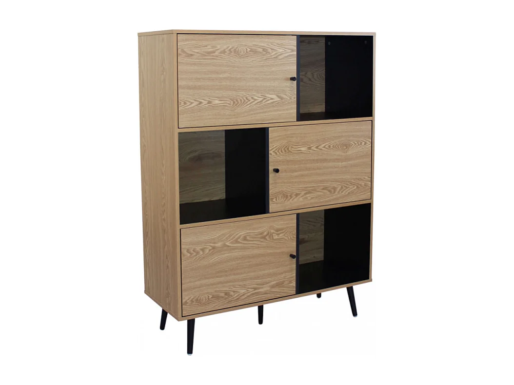 Modernes Sideboard mit 3 Türen und Regalböden Elwood