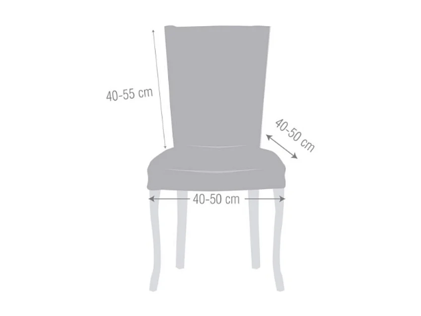 Coprisedia Troya grigio CONFEZIONE DA 2 PEZZI