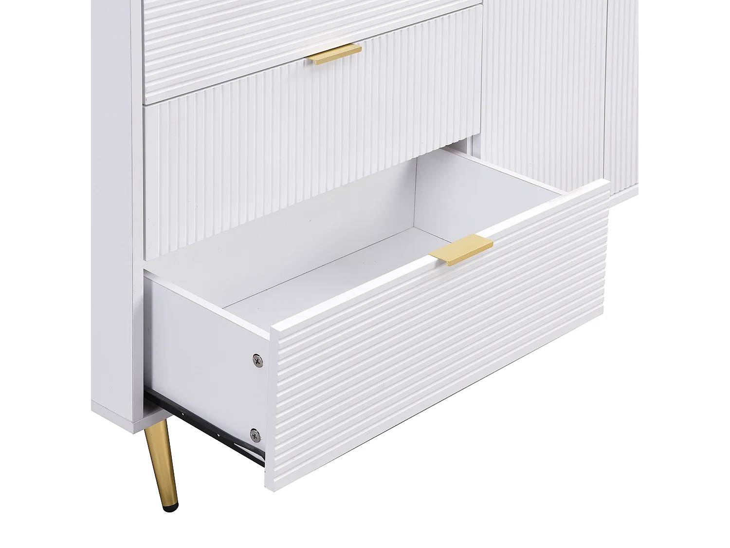 Buffet Meuble Cuisine Rangement Meuble de Rangement avec 3 tiroirs, étagères réglables