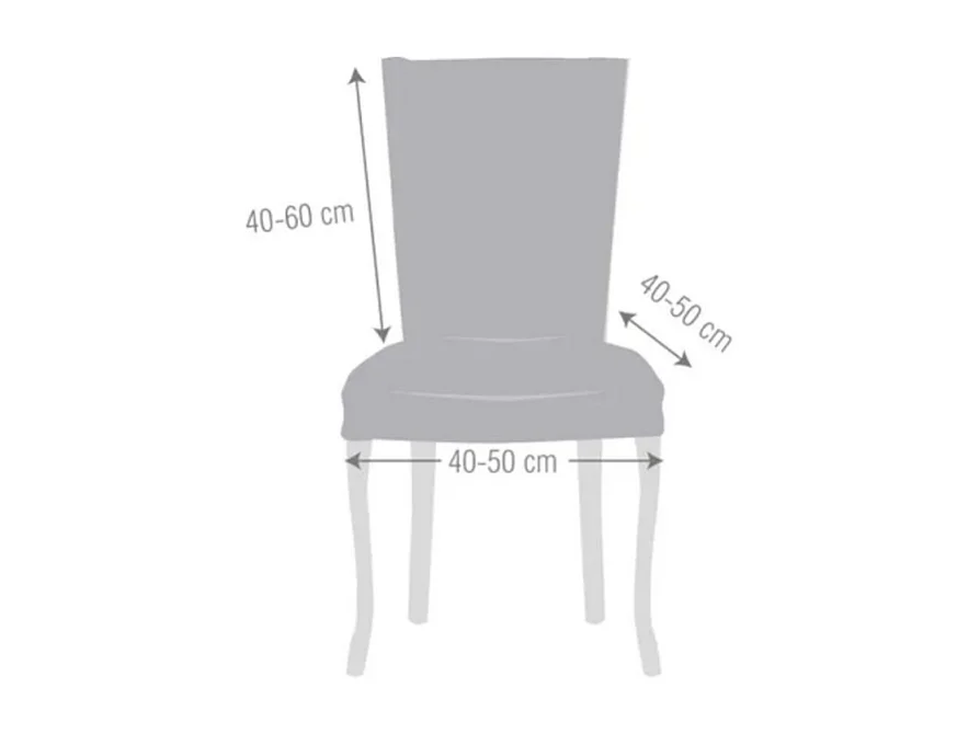 Coprisedia Jaz beige CONFEZIONE DA 2 PEZZI