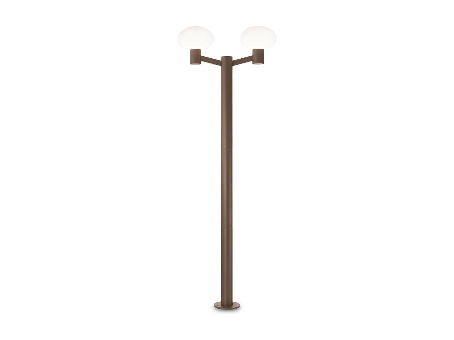 Paletto Moderno Clio Alluminio Coffee 1 Luce E27 42W Ip44