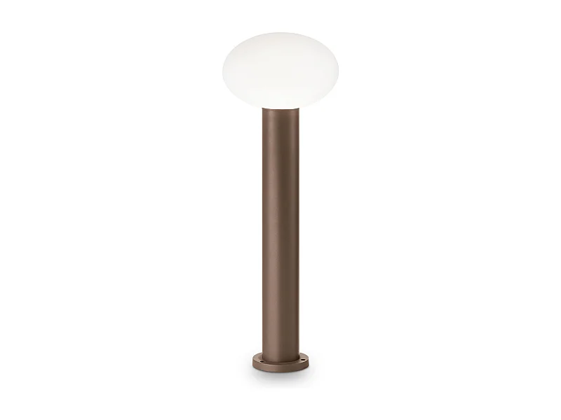 Paletto Contemporaneo Clio Alluminio Coffee 1 Luce E27 42W Ip44
