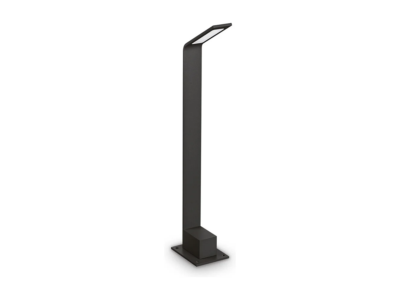 Paletto Contemporaneo Agos Alluminio Nero Led Integrato 6,5W 4000K Ip54