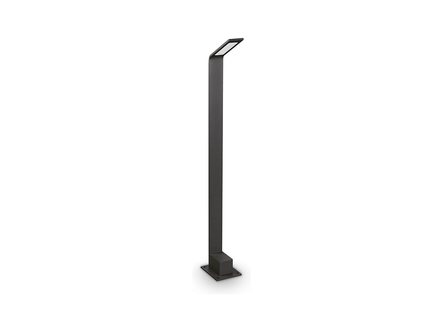 Paletto Contemporaneo Agos Alluminio Nero Led 6,5W 3000K Ip54