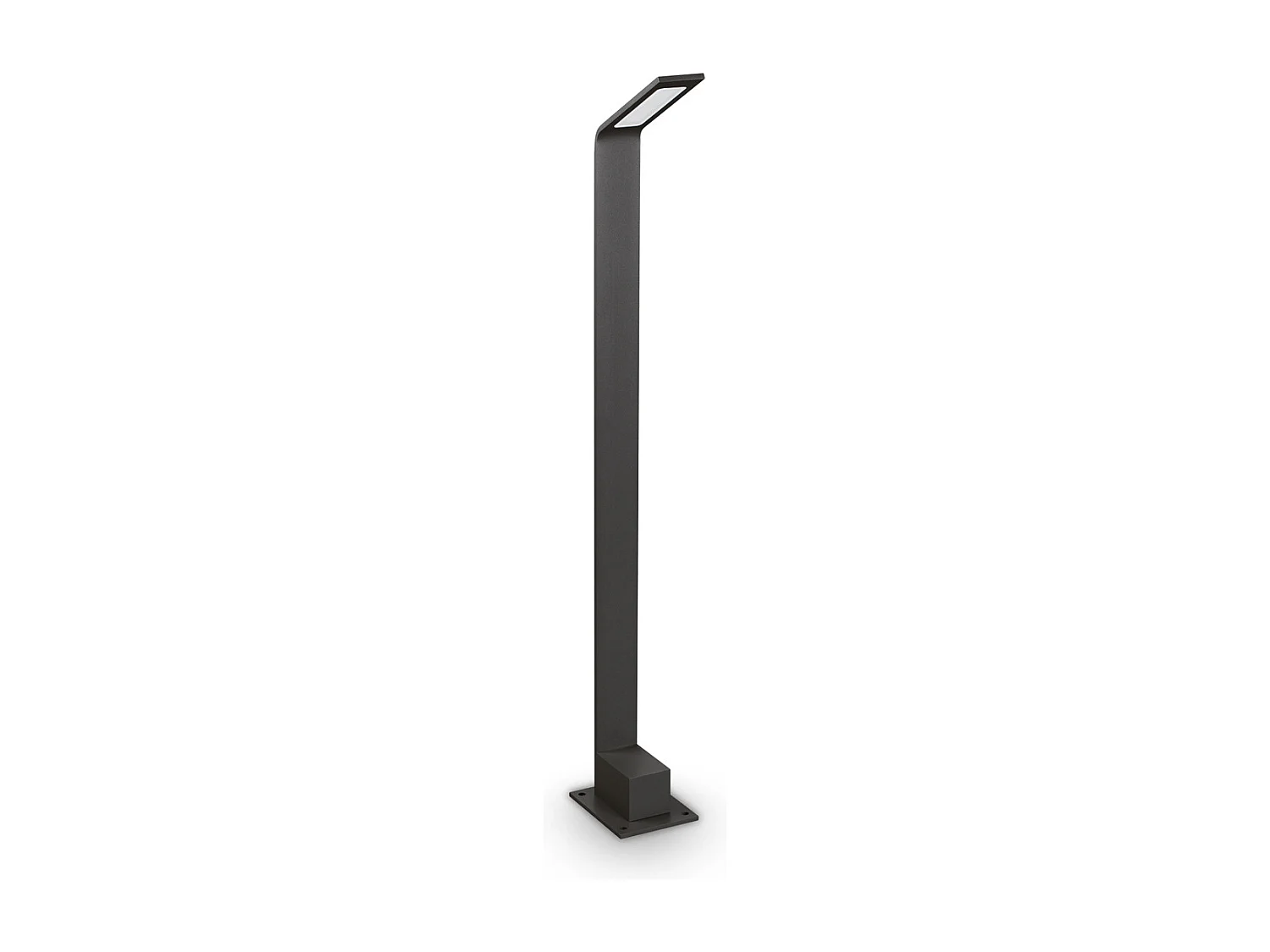 Paletto Contemporaneo Agos Alluminio Nero Led 6,5W 3000K Ip54